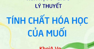 Tính chất hóa học của Muối, điều kiện xảy ra phản ứng trao đổi ion trong dung dịch - Lý thuyết Hóa 9 bài 9